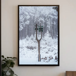 Winter Wonderland Signpost Poster