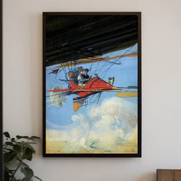 Whimsical Flight Adventure Poster PosterGoat