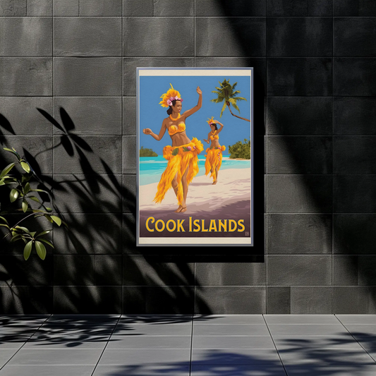 Cook Islands Vintage Poster