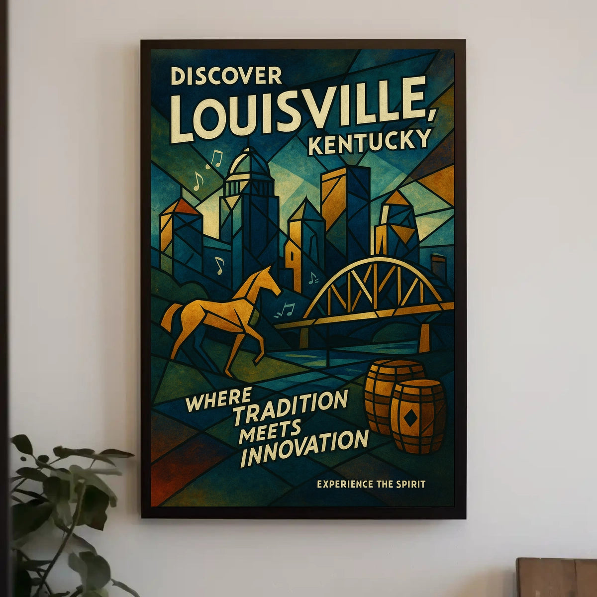 Discover Louisville, Kentucky Poster