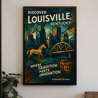 Discover Louisville, Kentucky Poster