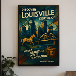 Discover Louisville, Kentucky Poster