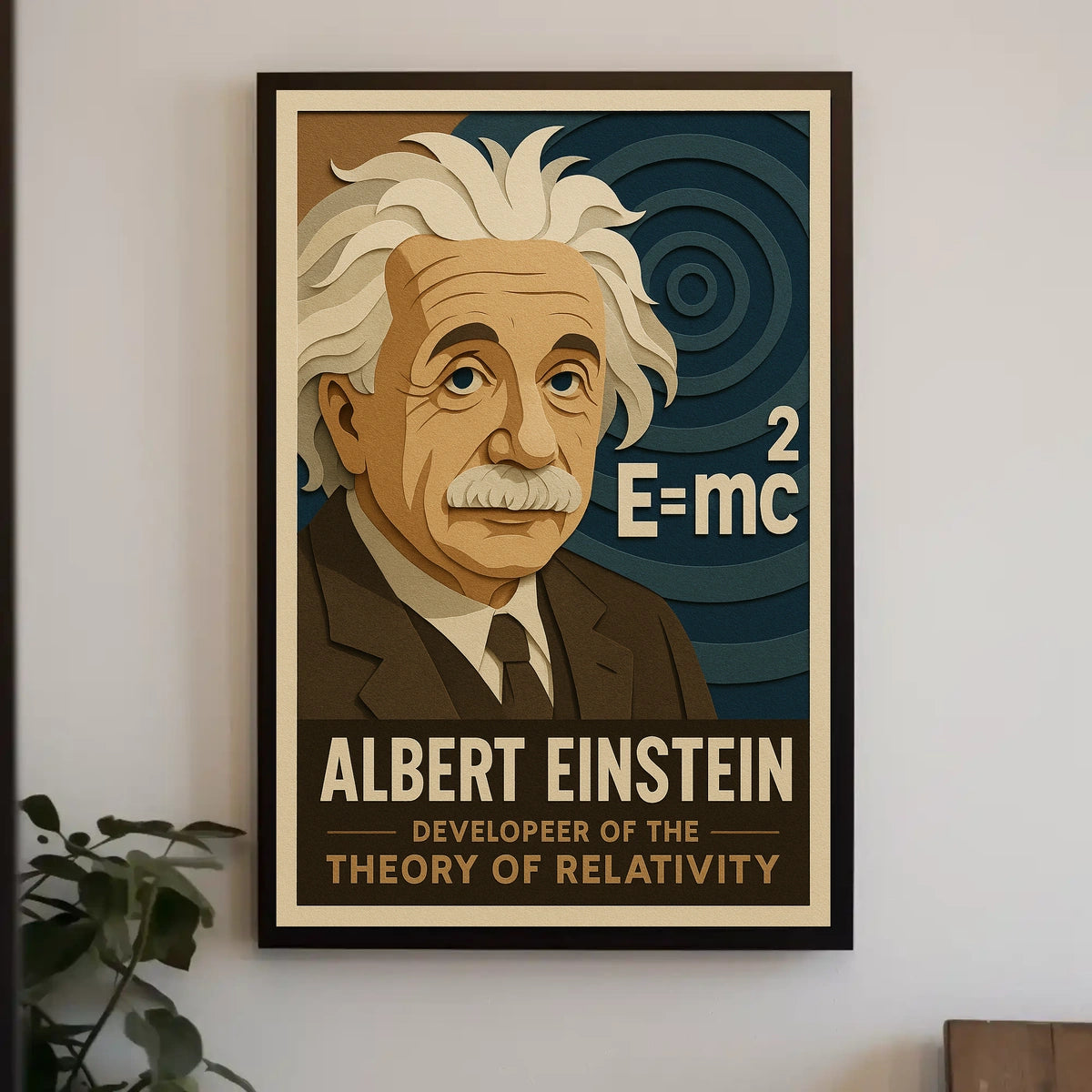 Albert Einstein Developer Of The Poster
