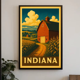 Indiana Countryside Poster