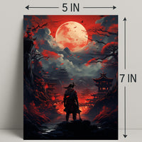 Samurai Under The Blood Moon Poster