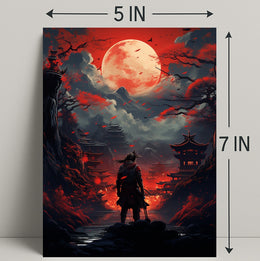 Samurai Under The Blood Moon Poster