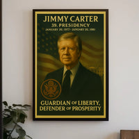 Jimmy Carter Presidential Portrait Political or Propaganda Poster