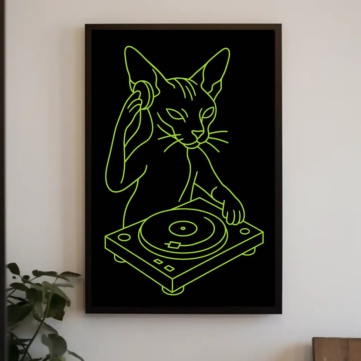 Dj Cat Vibes Poster