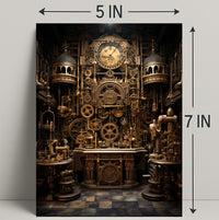 Steampunk Clockwork Masterpiece Poster