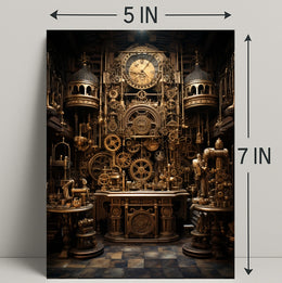 Steampunk Clockwork Masterpiece Poster