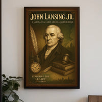 John Lansing Jr. A Luminary of Early American Jurisprudence Poster