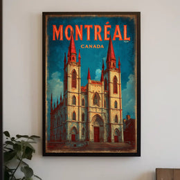 Montréal Architectural Marvel Poster