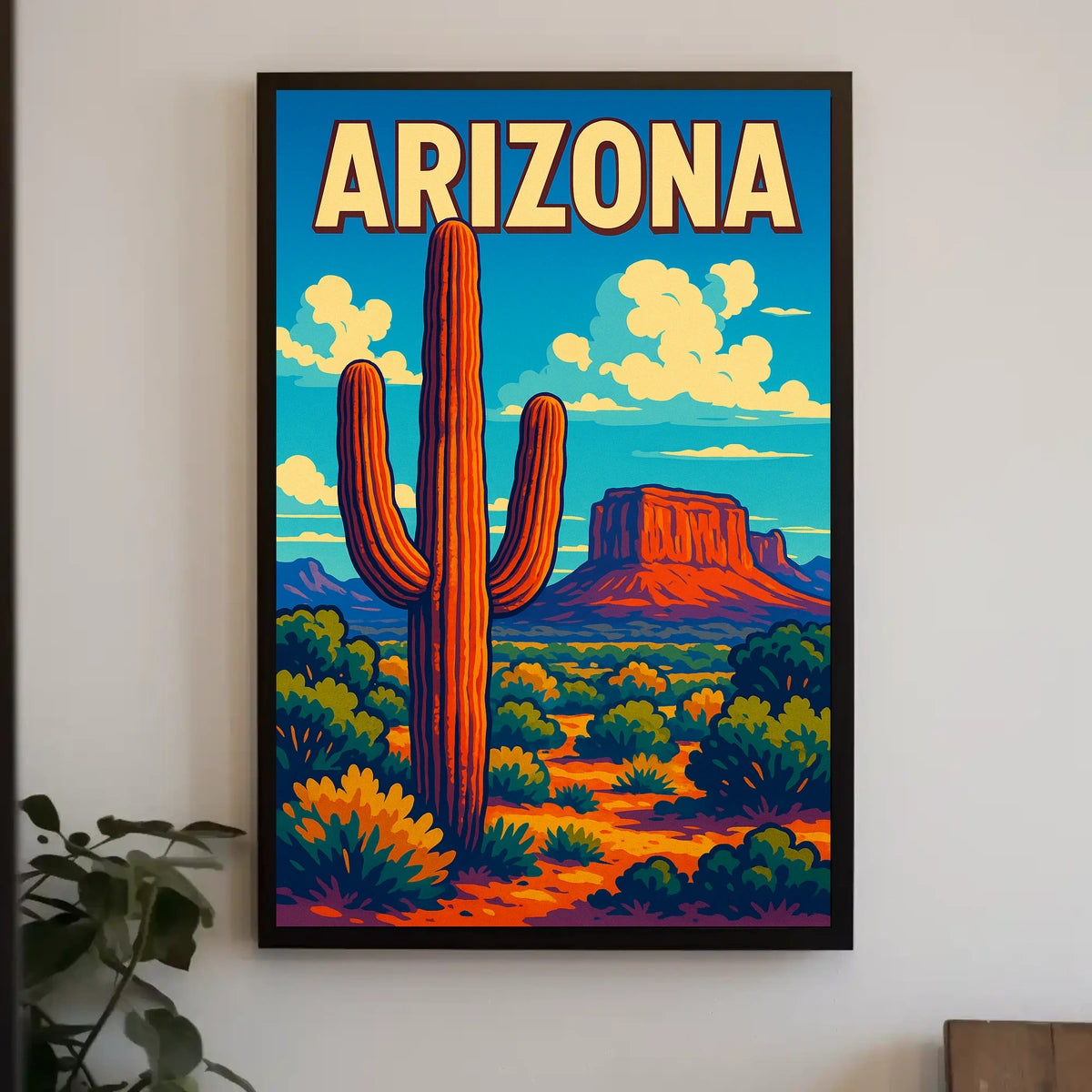 Arizona Desert Landscape Poster