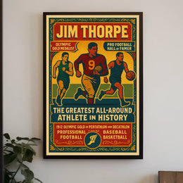 Celebrating an Athletic Legend Poster