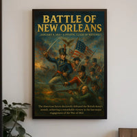 Battle Of New Orleans A Pivotal Clash Poster