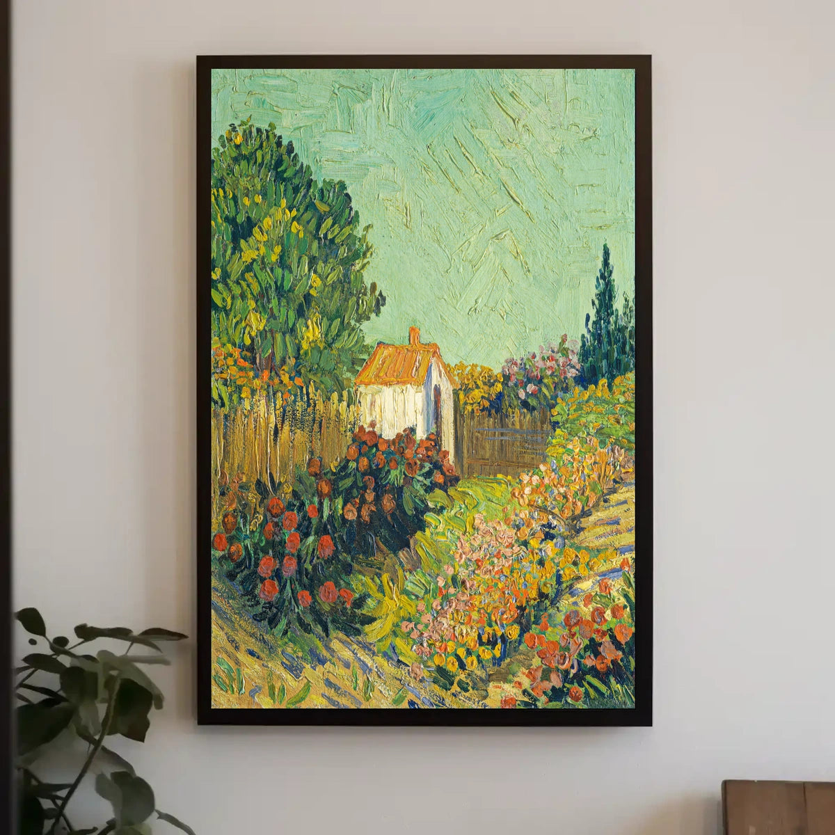 Vibrant Garden Landscape Poster