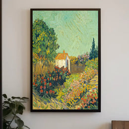Vibrant Garden Landscape Poster