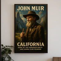 John Muir Conservationist And Sierra Poster