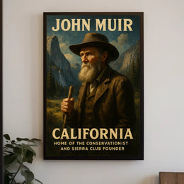 John Muir Conservationist And Sierra Poster
