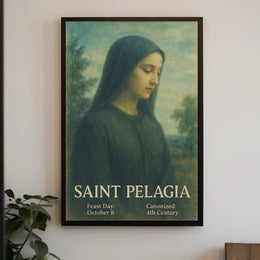 Saint Pelagia Poster