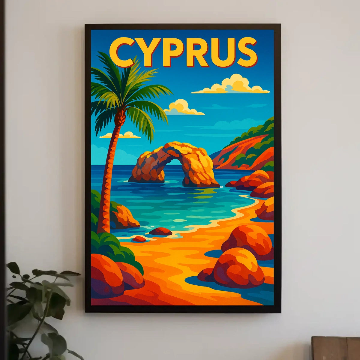 Cyprus Coastal Paradise Poster