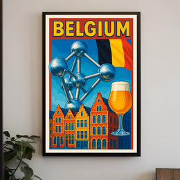 Belgium A Cultural Mosaic Poster