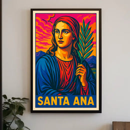 Santa Ana Saint Poster