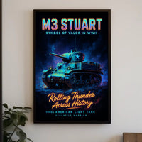 M3 Stuart Symbol of Valor Poster PosterGoat