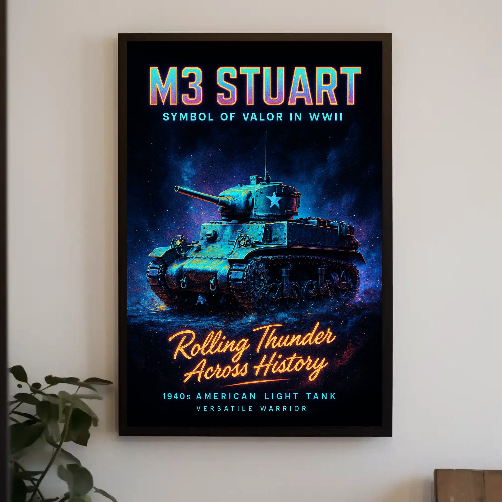M3 Stuart Symbol of Valor Poster PosterGoat