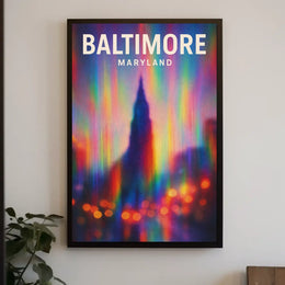 Baltimore Maryland Urban Photography Realism Poster