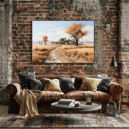 Autumn Serenity in the Countryside Poster
