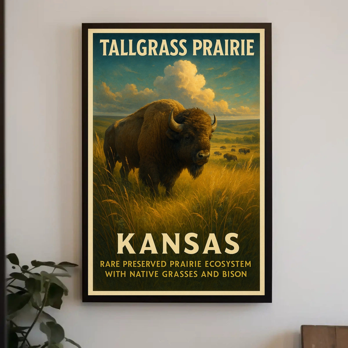 Tallgrass Prairie Of Kansas Poster