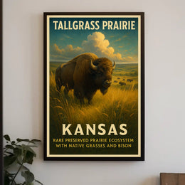 Tallgrass Prairie Of Kansas Poster