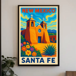 New Mexico Santa Fe Poster