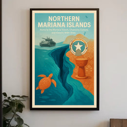 Discover the Northern Mariana Islands Poster
