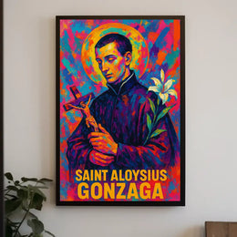 Saint Aloysius Gonzaga Poster