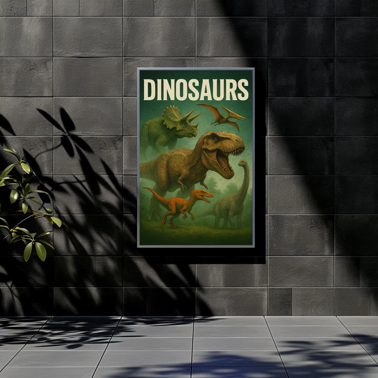 Dinosaurs Movie Poster 2 Vintage Poster