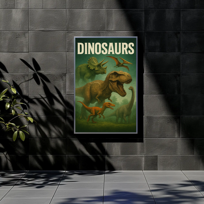 Dinosaurs Movie Poster 2 Vintage Poster