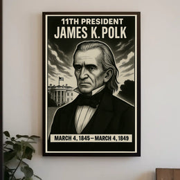 James K. Polk 11Th President Poster