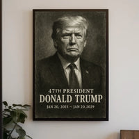 Donald Trump 47th President Poster