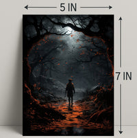 Mystical Forest Wanderer Poster