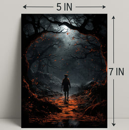 Mystical Forest Wanderer Poster