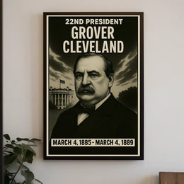 Grover Cleveland 22Nd President Poster