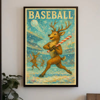 Winter Baseball Fantasy Poster