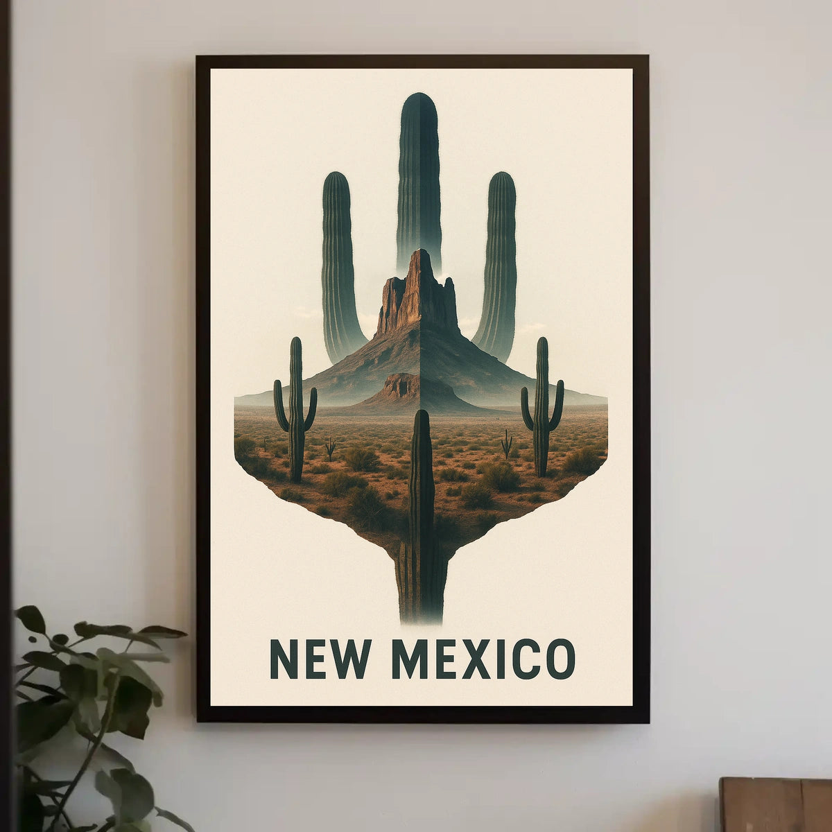 New Mexico Desert Landscape Poster