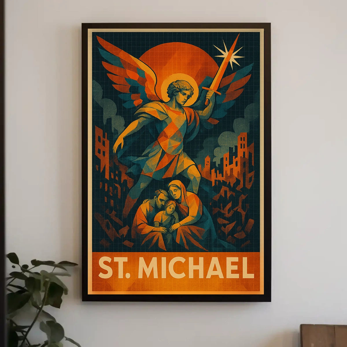 St. Michael Protector In Art Poster