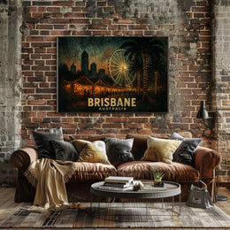 Brisbane Nights Poster