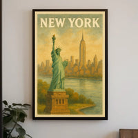 New York Cityscape Poster