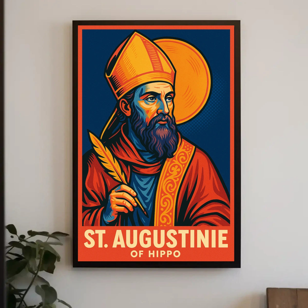 St. Augustine of Hippo Poster