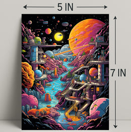Cosmic Landscape Adventure Poster PosterGoat
